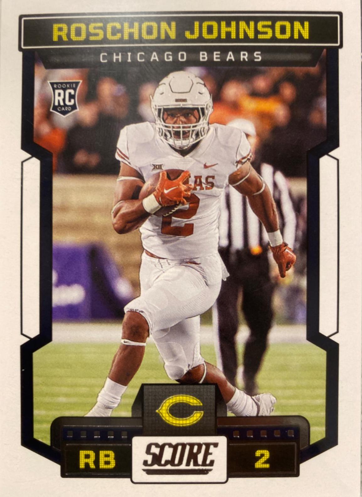 Roschon Johnson #335 Football Cards 2023 Panini Score