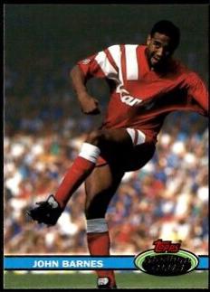 John Barnes #17 Soccer Cards 1992 Topps Stadium Club