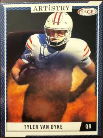 Tyler Van Dyke #6 Football Cards 2024 Sage Artistry