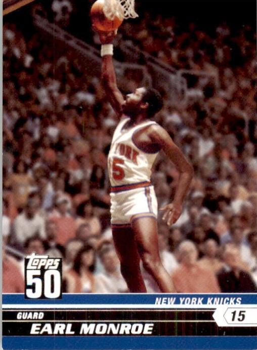 Earl Monroe #44 2007-08 Topps Basketball 50th Anniversary