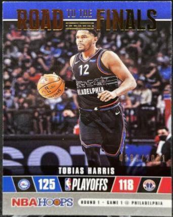 Tobias Harris #5 Basketball Cards 2021 Panini Hoops Road to the Finals