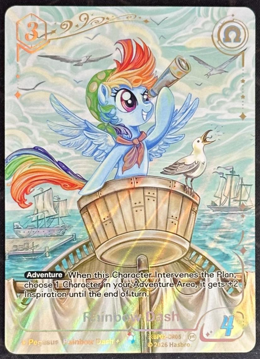レインボーダッシュ　BP02-RR05 BP02-GR05 Rainbow Dash #BP02-CR05 Prices | My Little Pony: Discord Edition