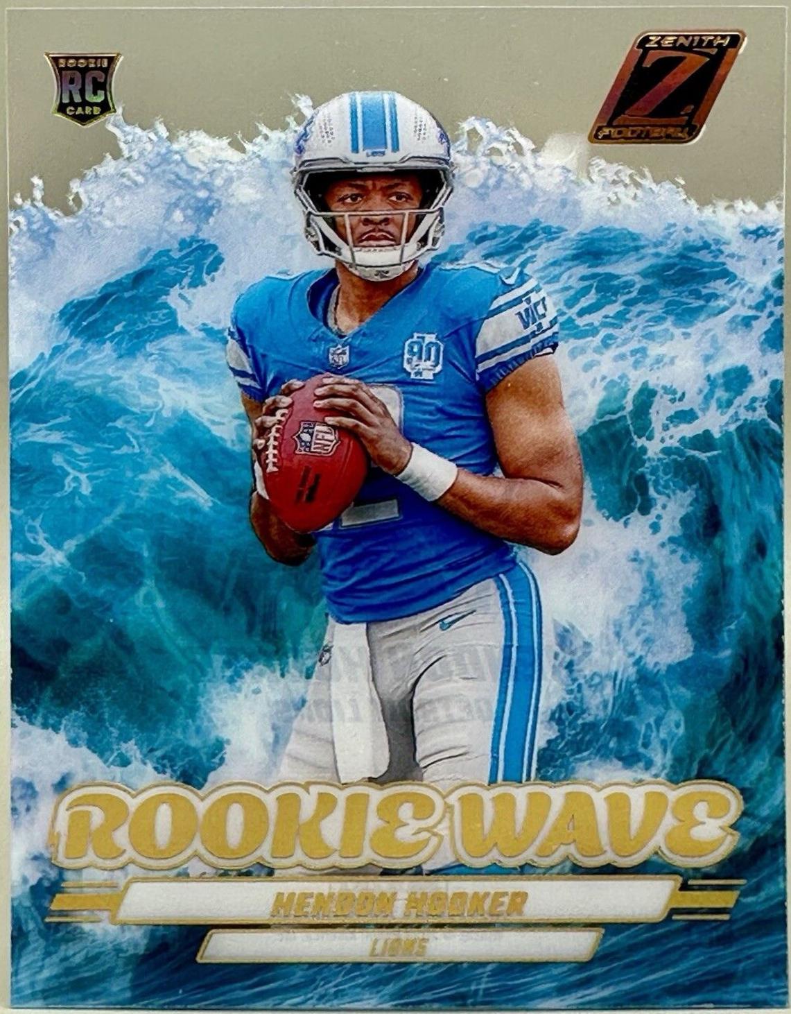 Hendon Hooker #8 Football Cards 2023 Panini Zenith Rookie Wave