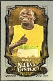 Usain Bolt #208 Baseball Cards 2024 Topps Allen & Ginter Chrome Mini