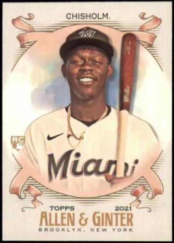 Jazz Chisholm #231 Baseball Cards 2021 Topps Allen & Ginter