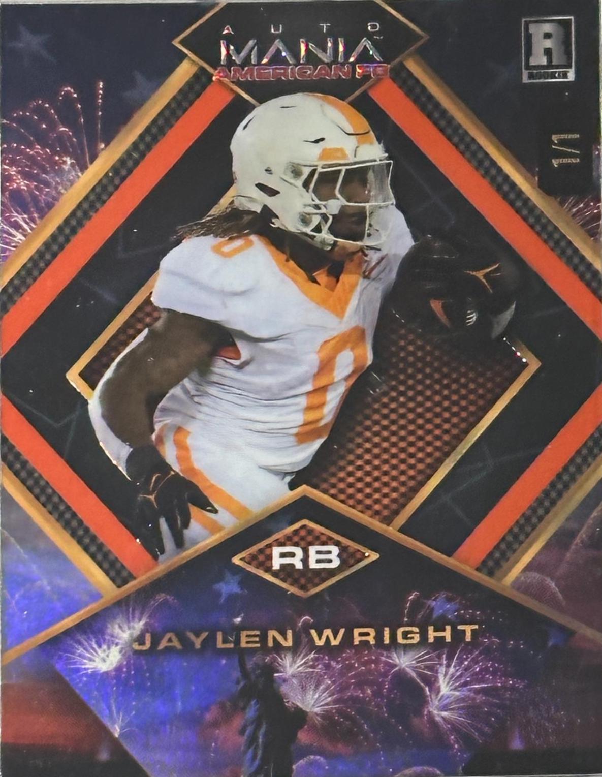 Jaylen Wright #AMADP-JW 2024 Wild Card Automania Football