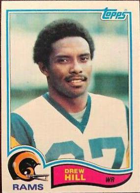 Drew Hill #379 Football Cards 1982 Topps