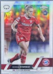 Georgia Stanway #31 Soccer Cards 2022 Topps Chrome UEFA Women's Champions League