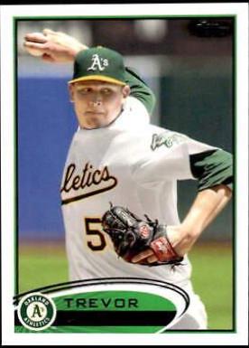 Trevor Cahill #2 Baseball Cards 2012 Topps