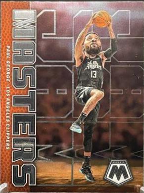 Paul George #9 Basketball Cards 2022 Panini Mosaic Jam Masters