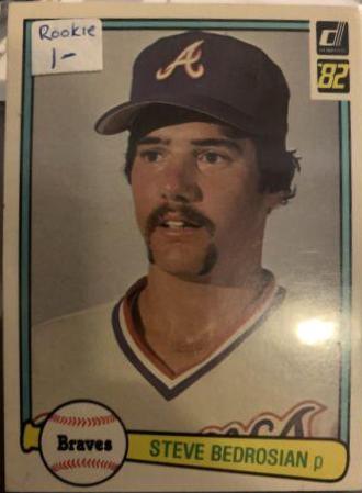 Steve Bedrosian #401 Baseball Cards 1982 Donruss