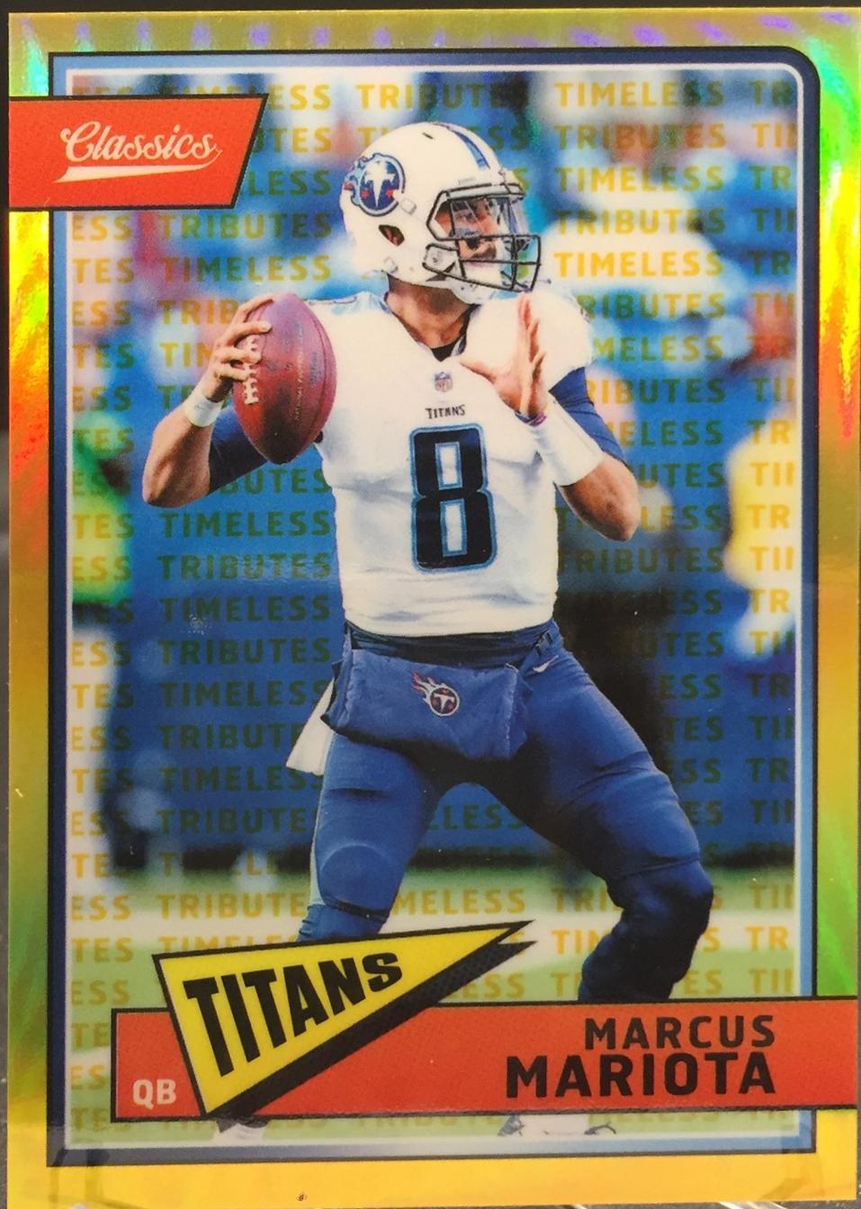 Marcus Mariota [Premium Timeless Tribute Gold] #95
