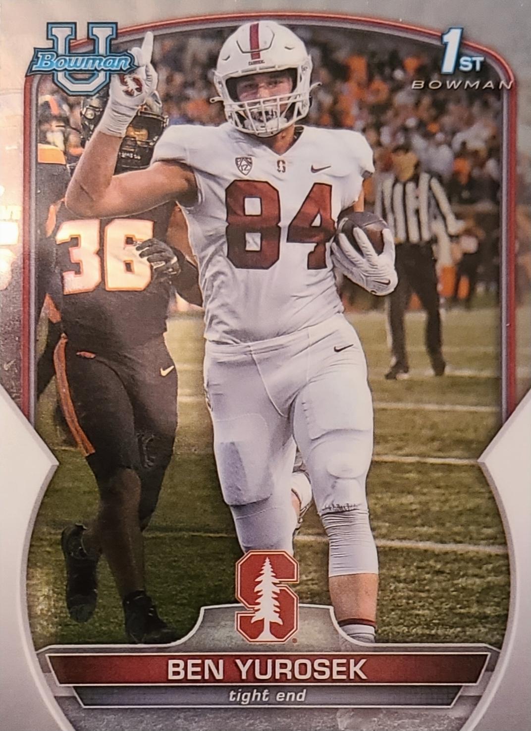 Ben Yurosek #23 2022 Bowman Chrome University Football