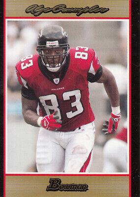 Alge Crumpler #100 2007 Bowman Football
