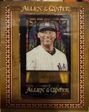 Derek Jeter #175 2024 Topps Allen & Ginter Stained Glass Mini Baseball