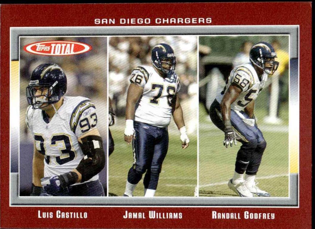 Jamal Williams, Randall Godfrey, Luis Castillo [Red] #111