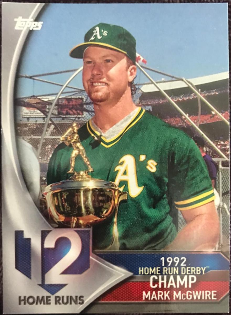 Mark McGwire #HRD-4 Baseball Cards 2017 Topps Home Run Derby Champions