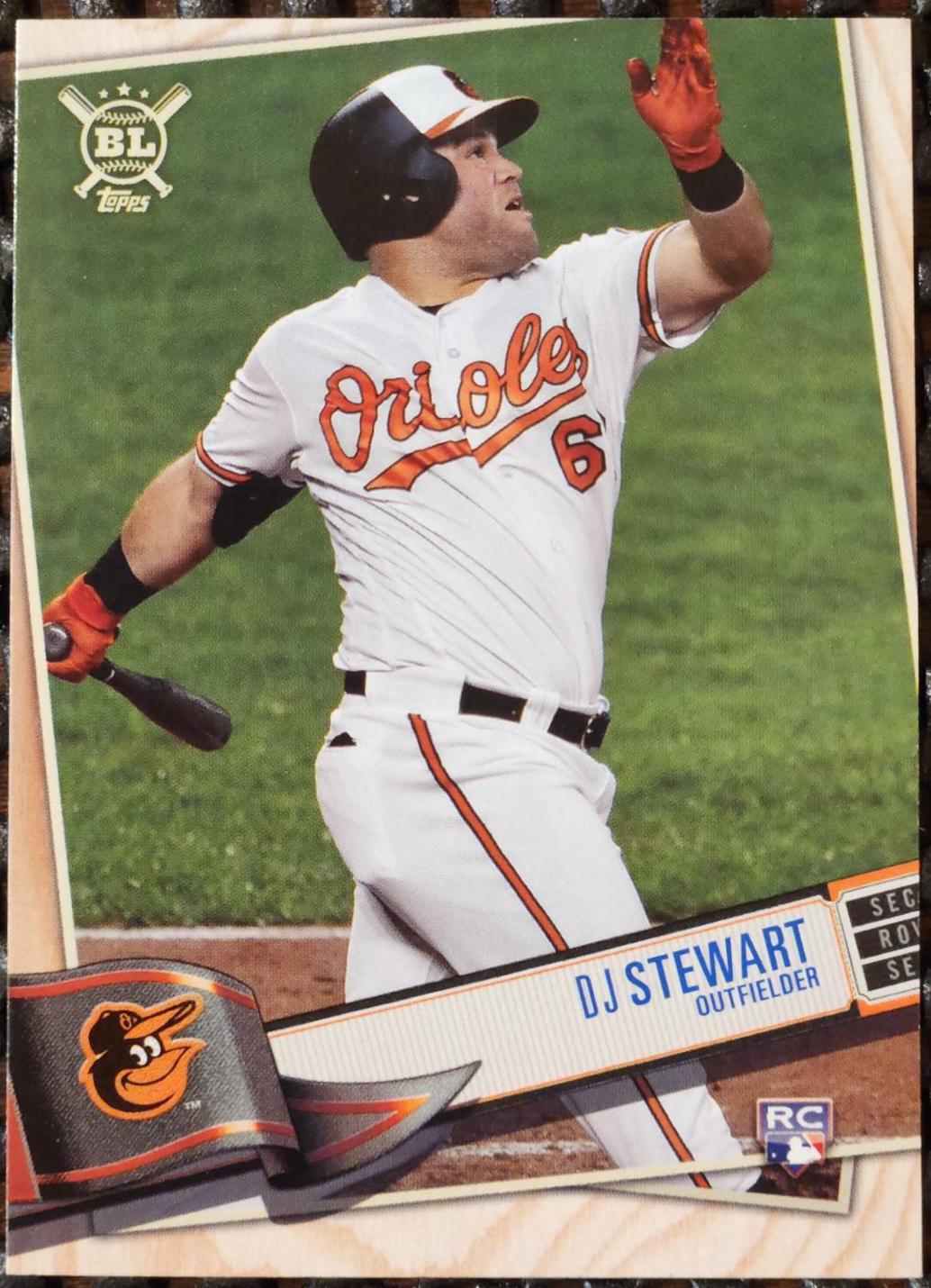 DJ Stewart #57 Baseball Cards 2019 Topps Big League