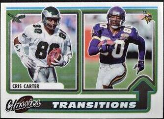 Cris Carter #T-11 Football Cards 2022 Panini Classics Transitions