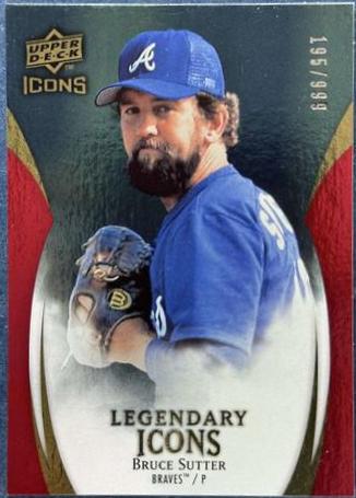 Bruce Sutter #LI-BS Baseball Cards 2009 Upper Deck Icons Legendary