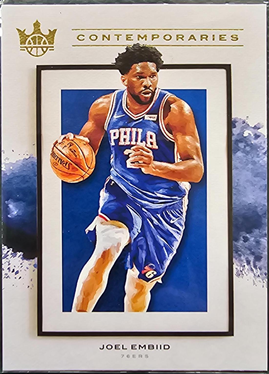 Joel Embiid #27 Basketball Cards 2020 Panini Court Kings Contemporaries