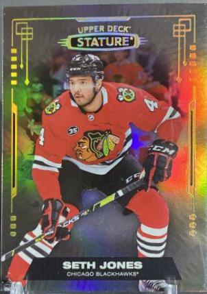 Seth Jones #76 Hockey Cards 2021 Upper Deck Stature