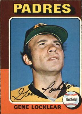 Gene Locklear #13 Baseball Cards 1975 O Pee Chee