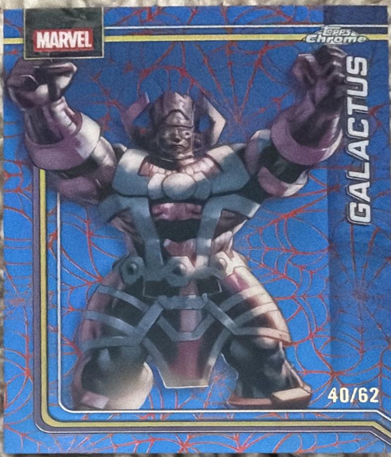 Galactus Spider-Web Red/Blue Refractor