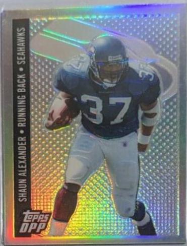 Shaun Alexander [Chrome Black Refractor] #33