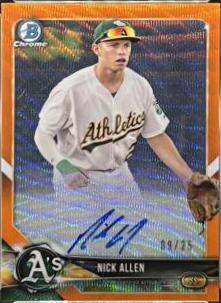 Nick Allen [Orange Wave Refractor] #BCPA-NA