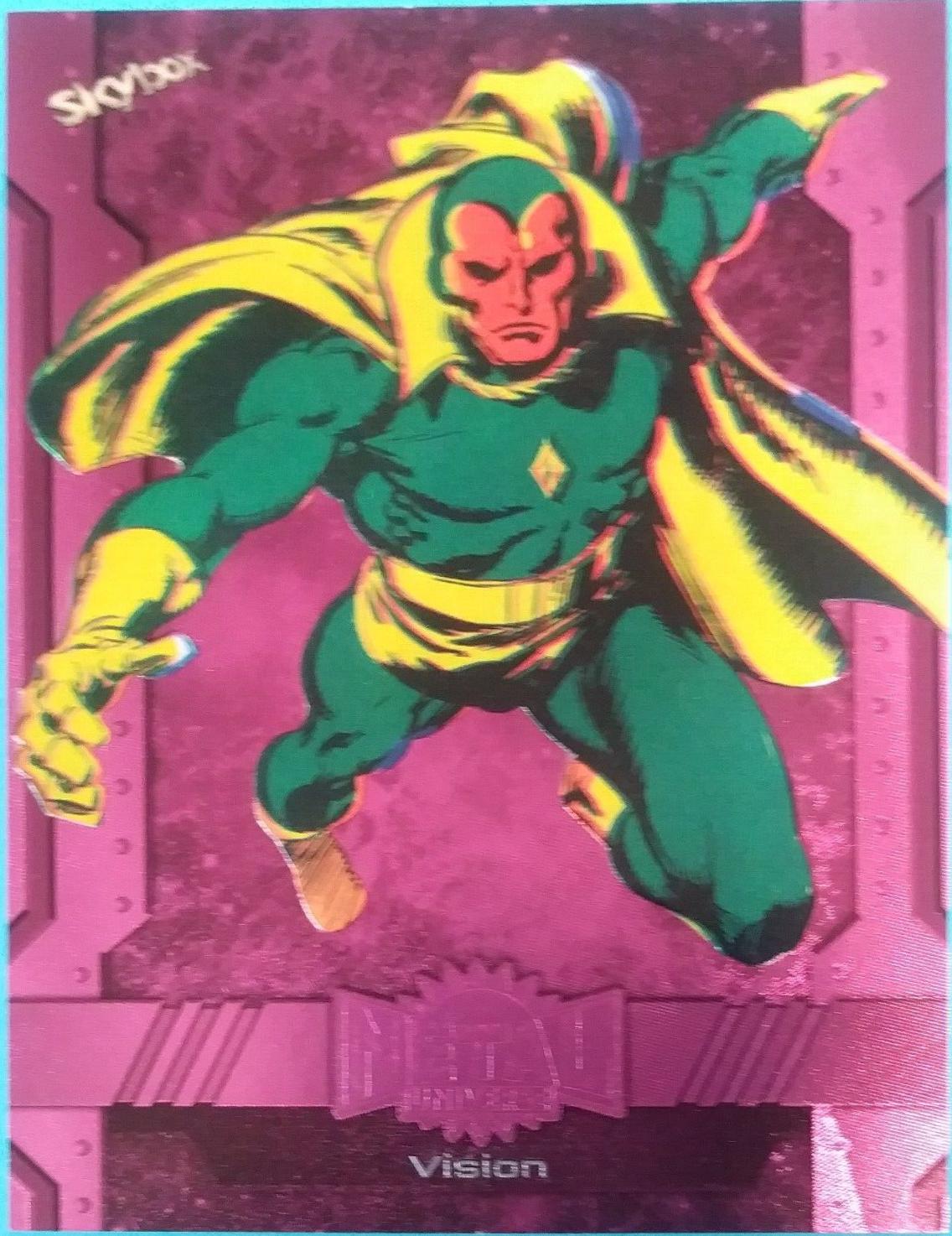 Vision #117 2024 SkyBox Metal Universe Avengers