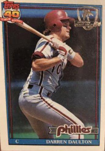 Darren Daulton #89 Baseball Cards 1991 Topps Desert Shield