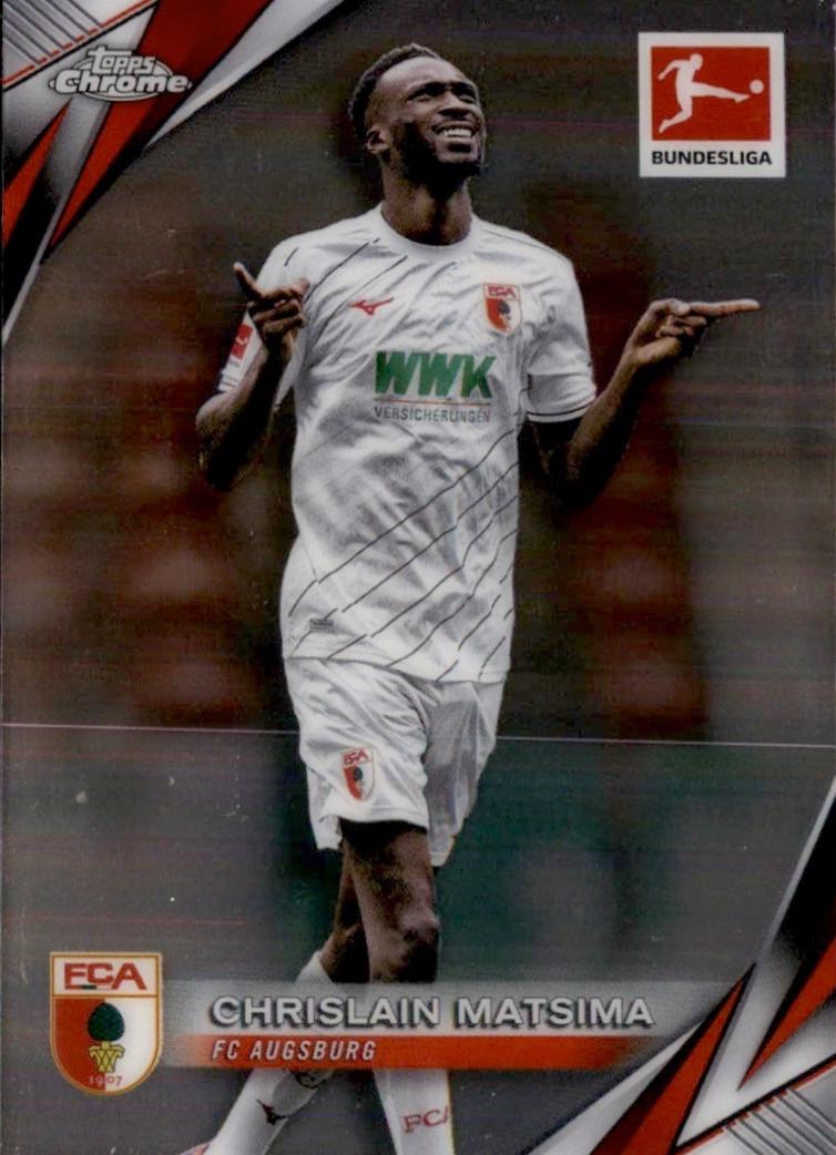 Chrislain Matsima #2 2024 Topps Chrome Bundesliga Soccer
