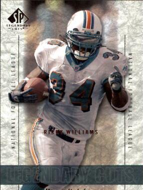 Ricky Williams #7 Football Cards 2002 SP Legendary Cuts