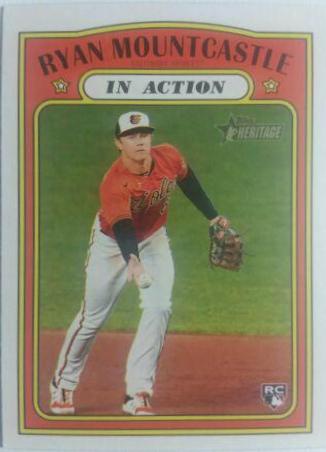 Ryan Mountcastle #186 Baseball Cards 2021 Topps Heritage