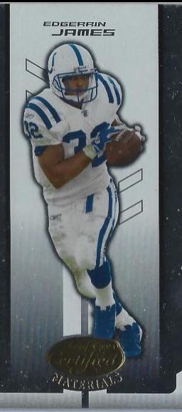 Edgerrin James #48 2004 Leaf Certified Materials Football