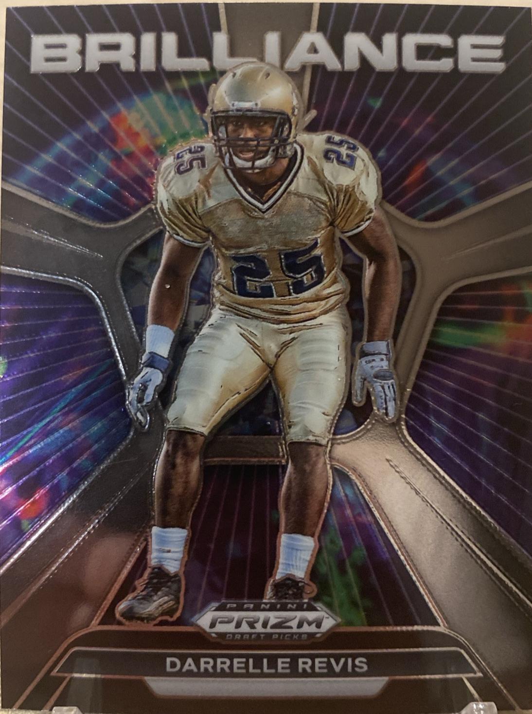 Darrelle Revis #BR-DR Football Cards 2024 Panini Prizm Draft Picks Brilliance