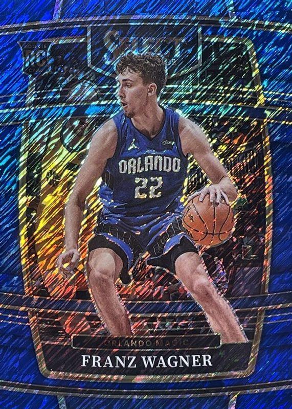 2021 Panini Select Franz Wagner [Blue Shimmer] #15 card