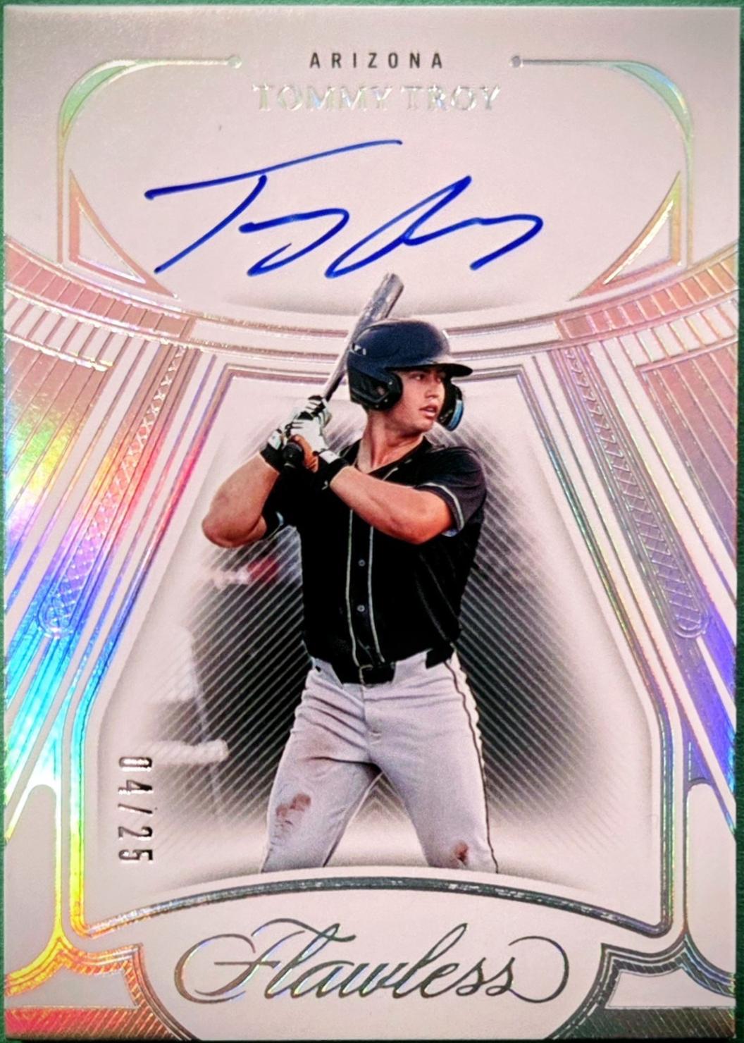 Tommy Troy #DS-TT 2024 Panini Flawless Baseball Draft Signatures