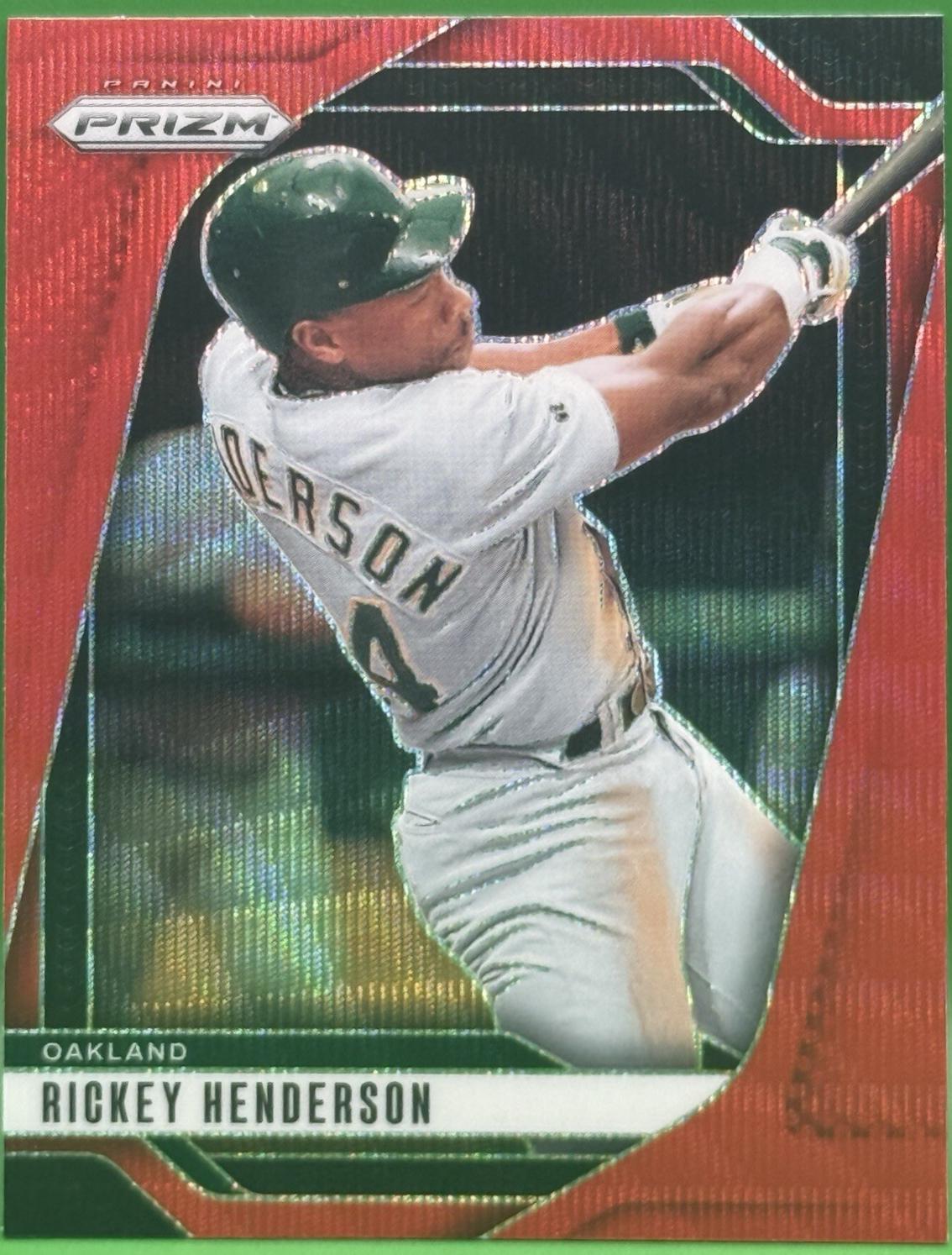 Rickey Henderson [Ruby Wave Prizm] #230