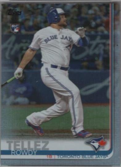 Rowdy Tellez [Rainbow Foil] (2019 Topps)