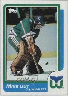 Mike Liut #133 Hockey Cards 1986 Topps