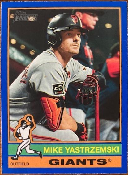Mike Yastrzemski [Dark Blue Border] #470