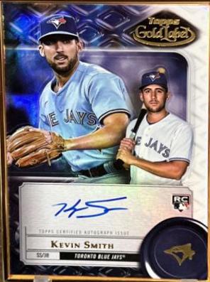Kevin Smith #FA-KS Baseball Cards 2022 Topps Gold Label Framed Autographs