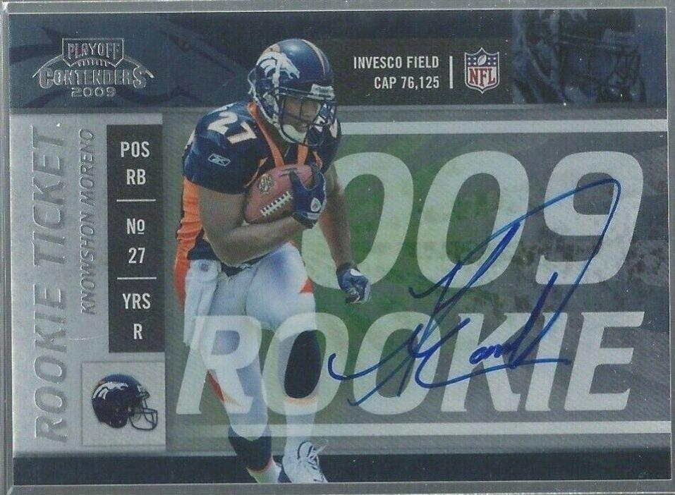 Knowshon Moreno #108 2009 Playoff Contenders Football
