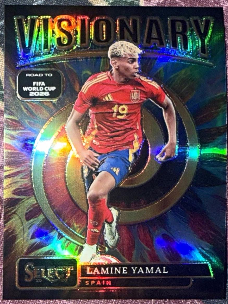 Lamine Yamal #2 2025 Panini Select Road To FIFA Visionary