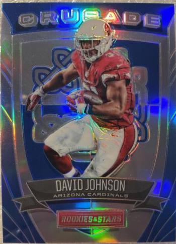 David Johnson #4 Football Cards 2017 Panini Rookies & Stars Crusade