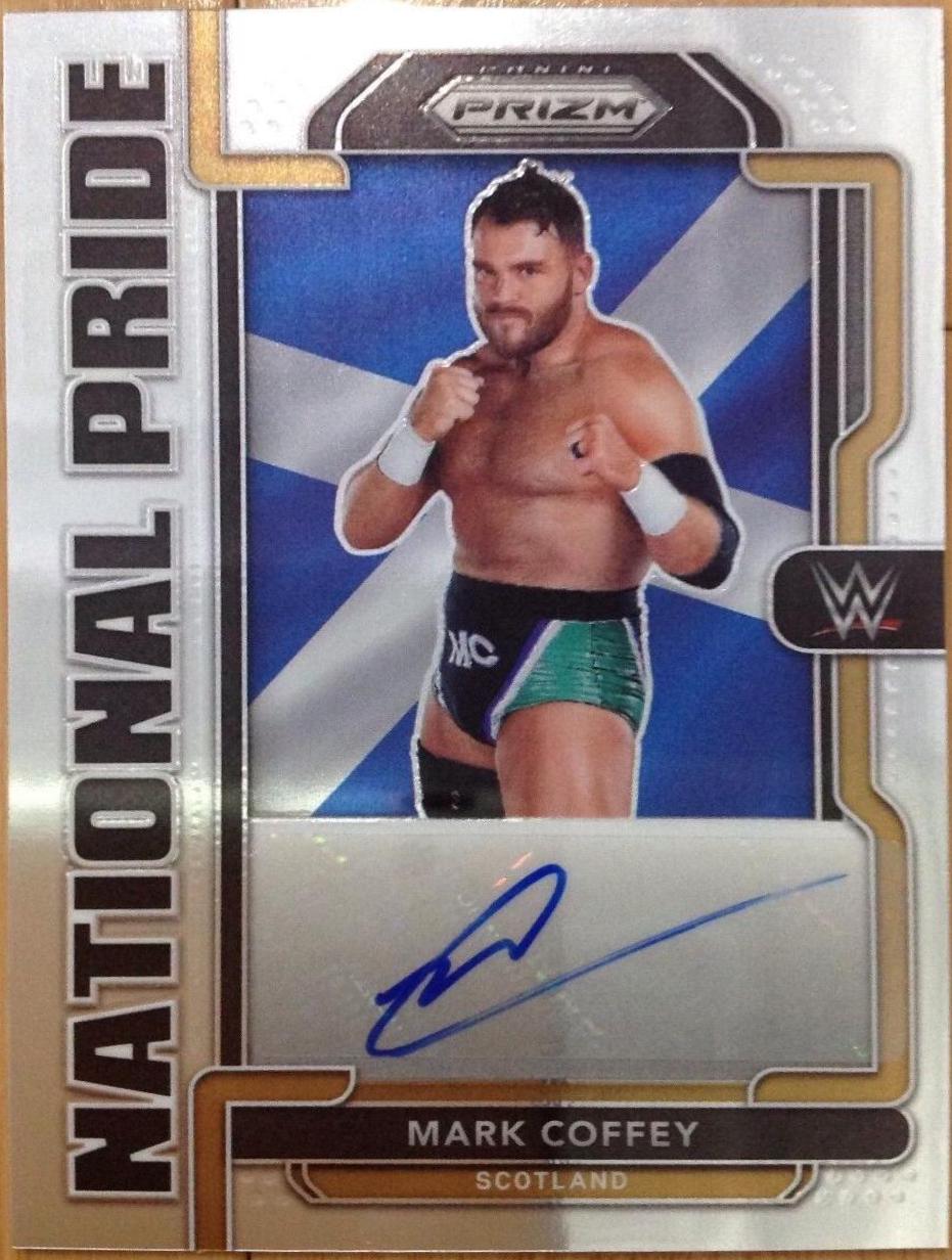 Mark Coffey #NP-MCF Wrestling Cards 2022 Panini Chronicles WWE National Pride Signatures