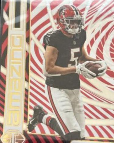 Drake London #5 Football Cards 2023 Panini Illusions Amazing
