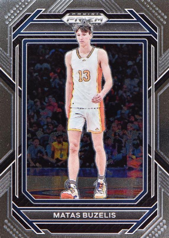 Matas Buzelis #13 Basketball Cards 2023 Panini Prizm Draft Picks